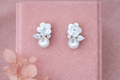 Blossom Pearl Stud Earrings