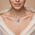 Serenity Sky Butterfly Necklace
