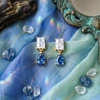 Royal Azure Tear Drop Earrings