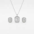 Luminous Silver Pendant Necklace