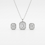 Luminous Silver Pendant Necklace