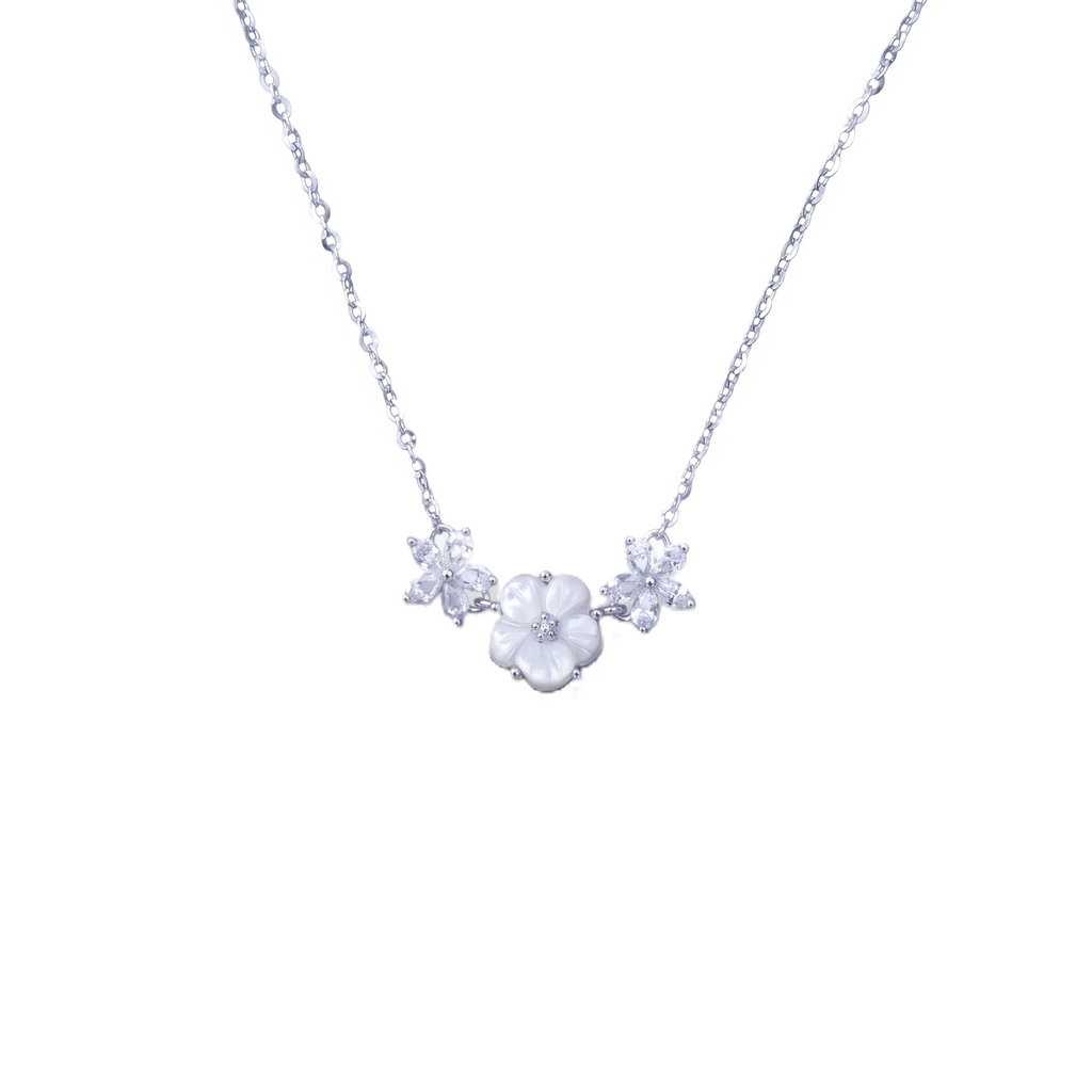 White Jasmine Floral Neclace