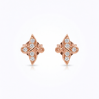 Whisper Cross-Petal Earrings