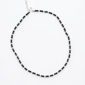 Moonlight Cascade Silver Anklet