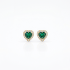 Celine Heart Studs