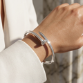 Edged Signature Cuff Bracelet