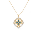 Luminous Gold Plated Silver Necklace