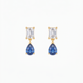 Royal Azure Tear Drop Earrings