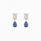 Royal Azure Tear Drop Earrings