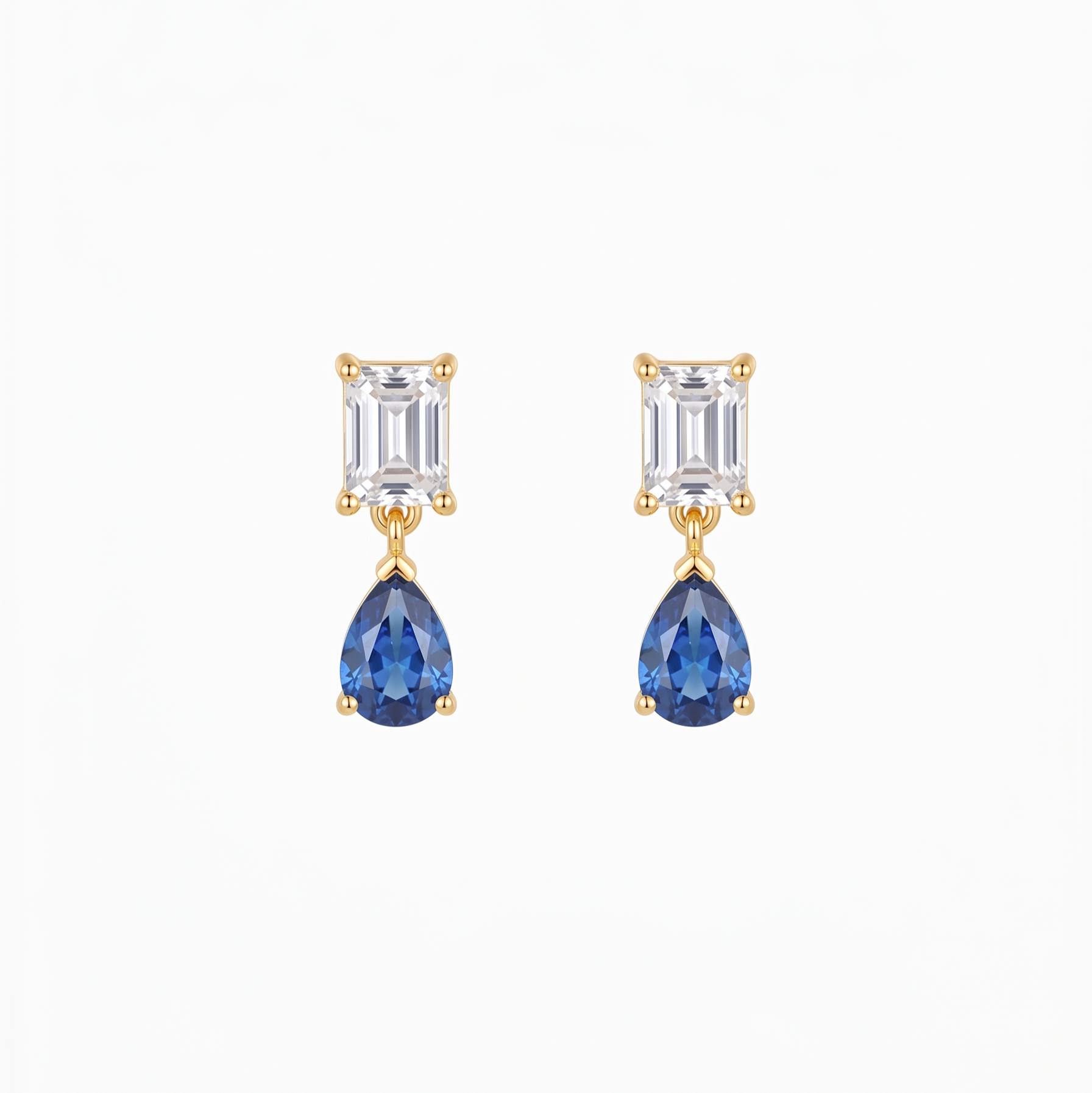 Royal Azure Tear Drop Earrings