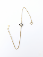 Cosmic Clover Sterling Silver Bracelet