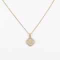 Luminous Gold-Plated Silver Necklace