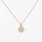 Luminous Gold-Plated Silver Necklace