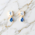 Royal Azure Tear Drop Earrings