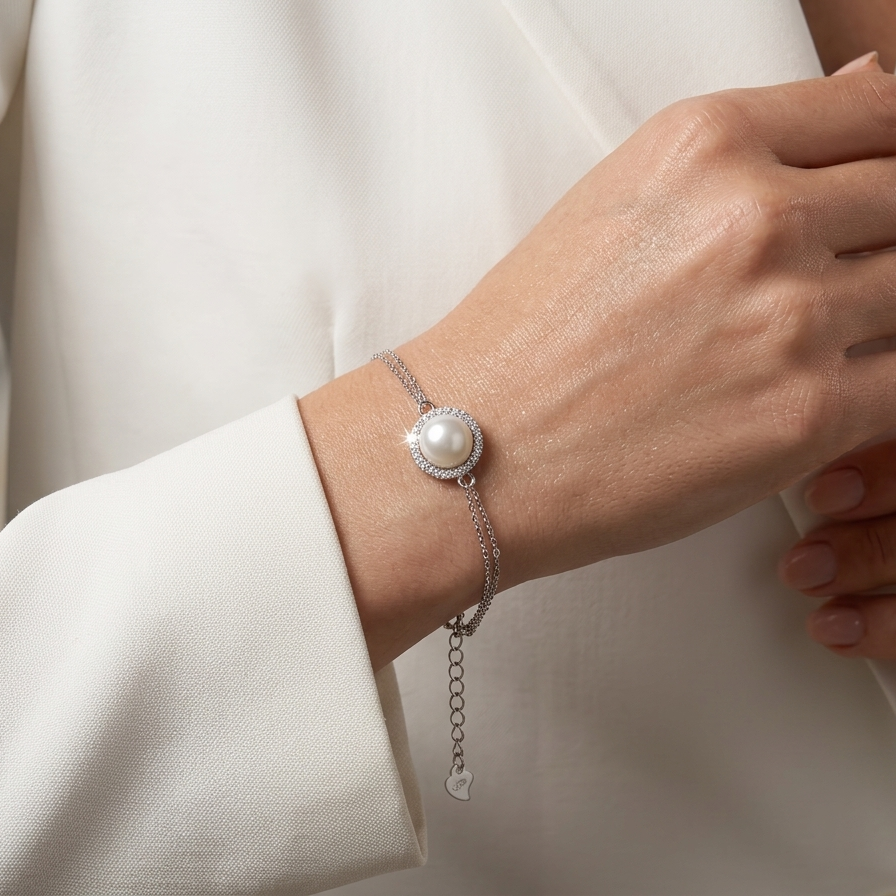 Stella Pearl Sterling Silver Bracelet