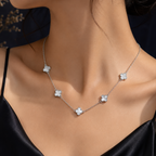 Classic Mother-of-Pearl Clover Necklace