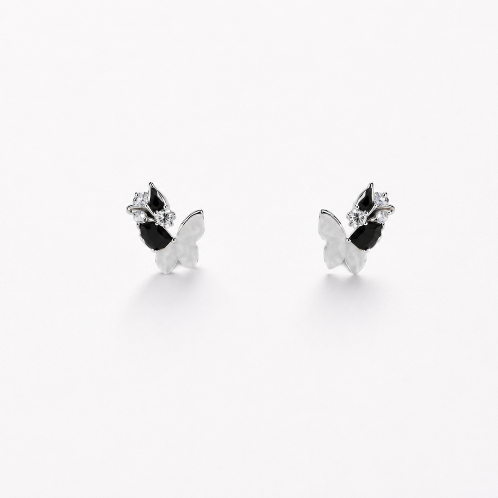 Sterling Silver Butterfly Earrings