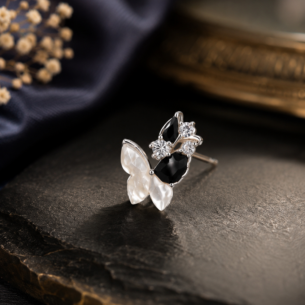 Sterling Silver Butterfly Earrings