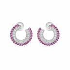 Lumina Lobe Sterling Silver Earring