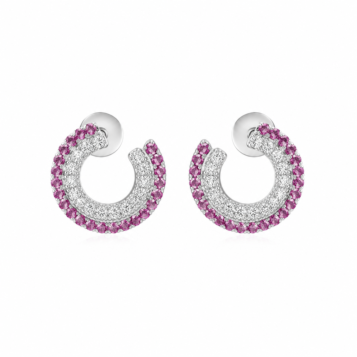 Lumina Lobe Sterling Silver Earring