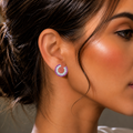 Lumina Lobe Sterling Silver Earring