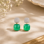 Verona Emerald Hue Earrings