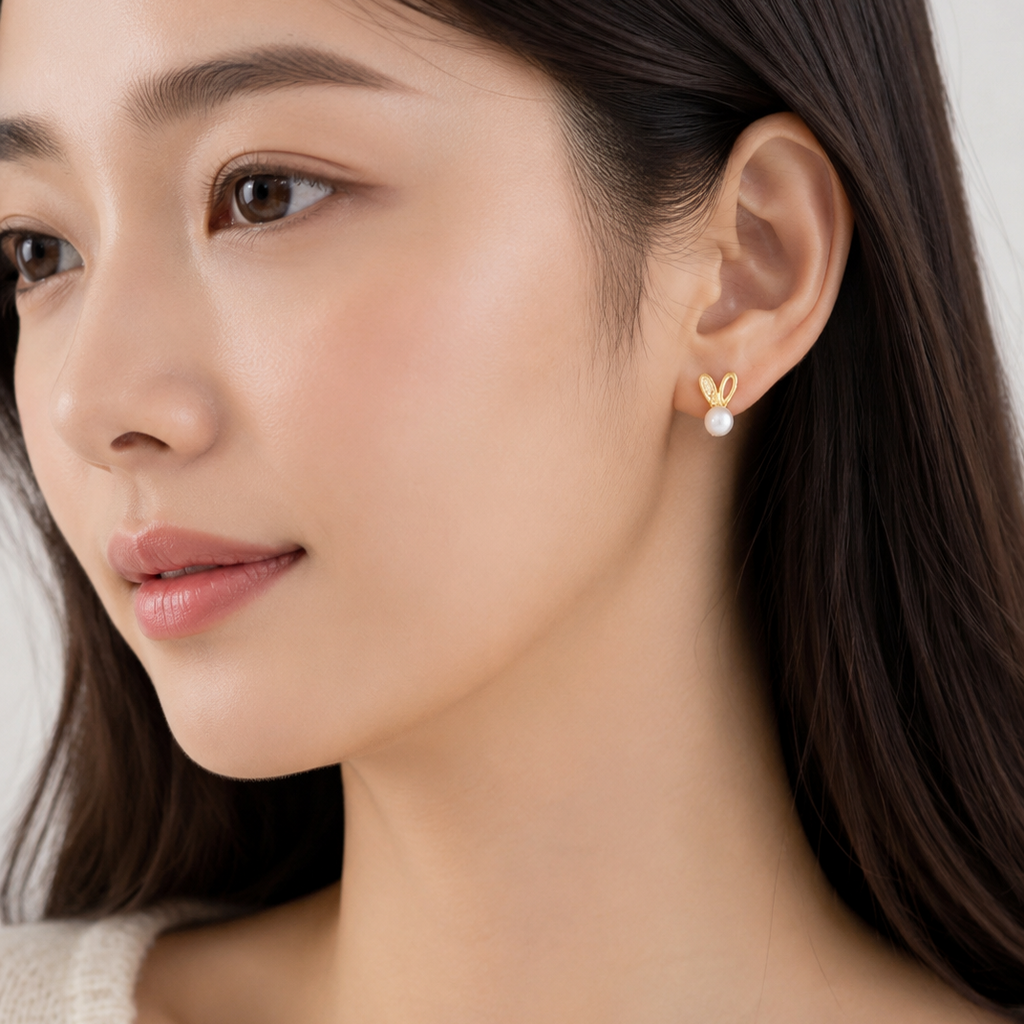 Ethereal Drop Sterling Silver Earring