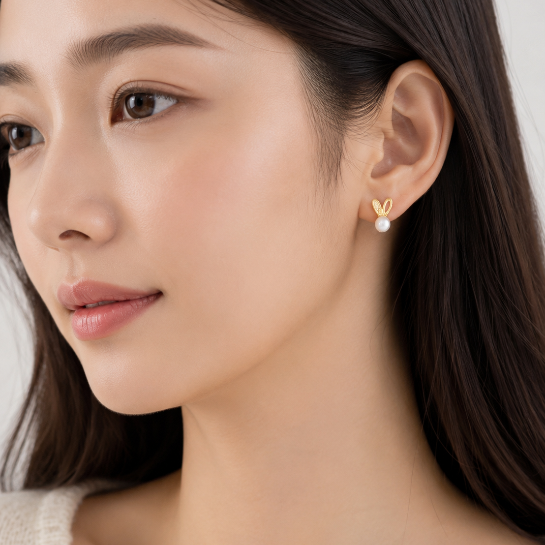 Ethereal Drop Sterling Silver Earring