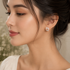 Flora Wreath Sterling Silver Earrings
