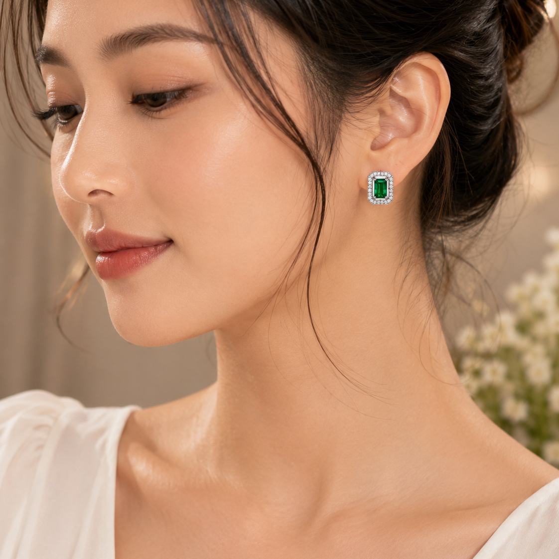 Signature Green Estate Earrings