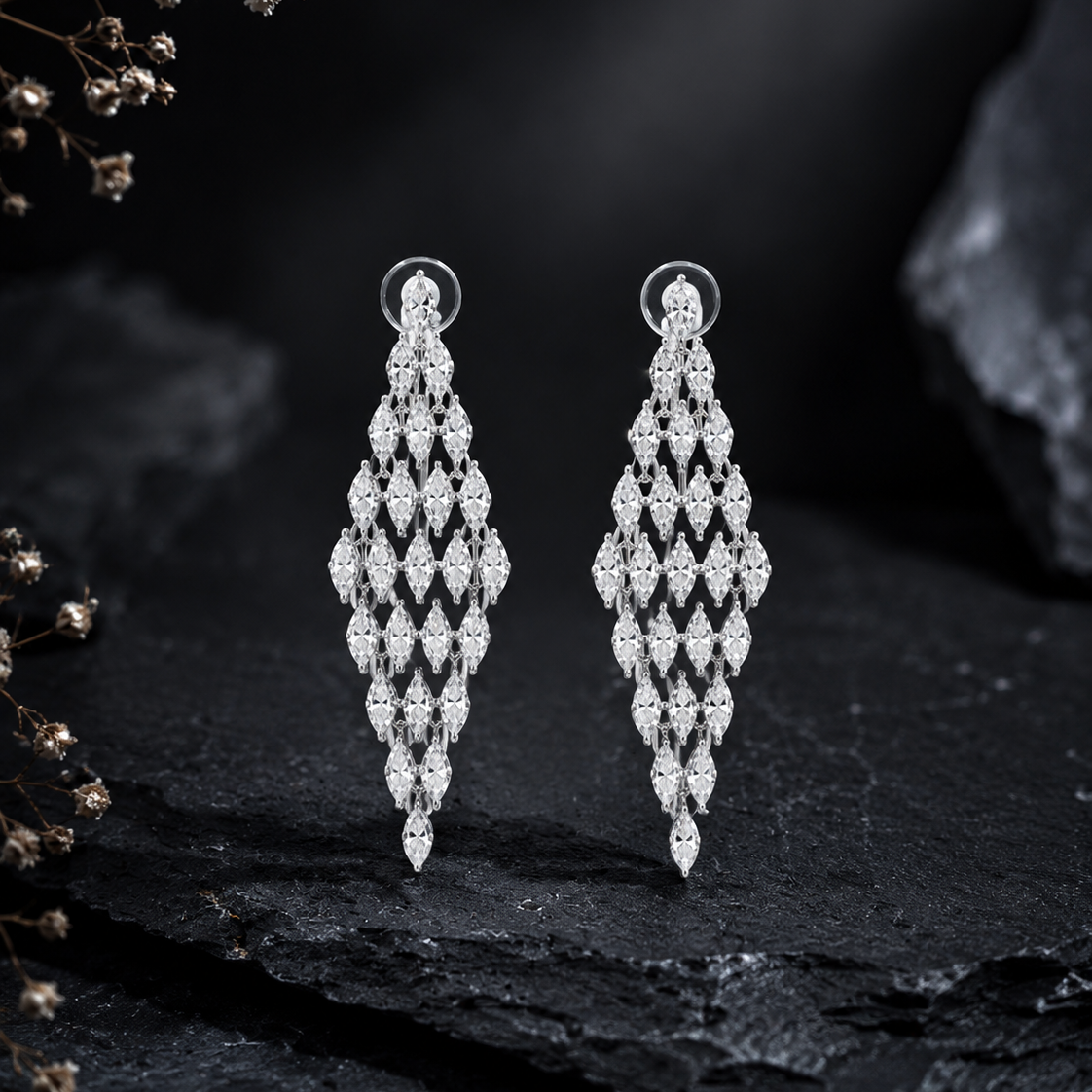 Sierra Spark Drops Sterling Silver Earrings