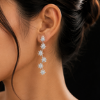 Starlight Collection  Sterling Silver Earrings