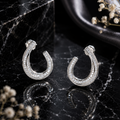 Opal Glint Sterling Silver Earrings