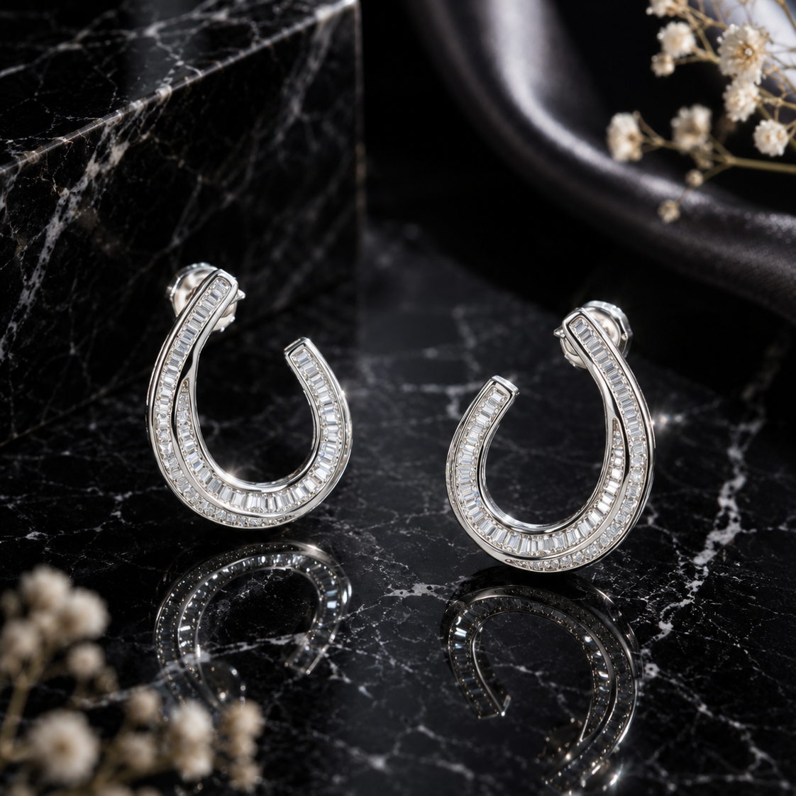 Opal Glint Sterling Silver Earrings