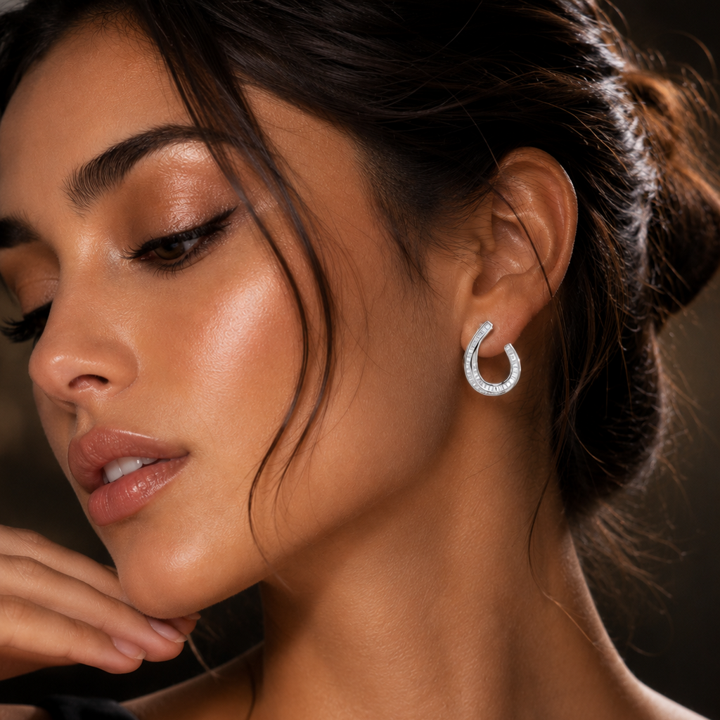 Opal Glint Sterling Silver Earrings