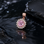 Lume Pink Sterling Silver Pendant