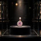 Lume Pink Sterling Silver Pendant