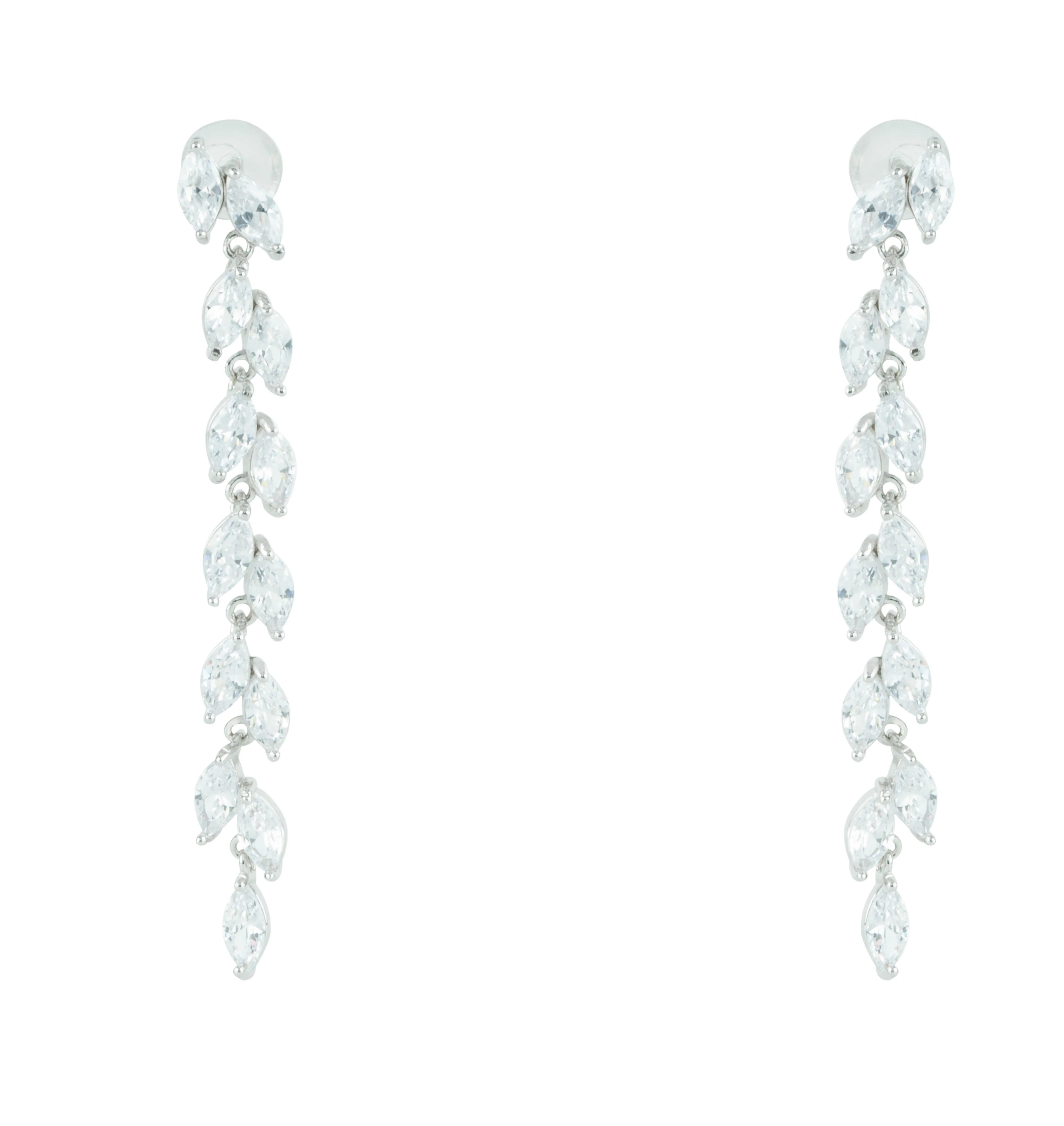 Elara Drop Sterling Silver Earring