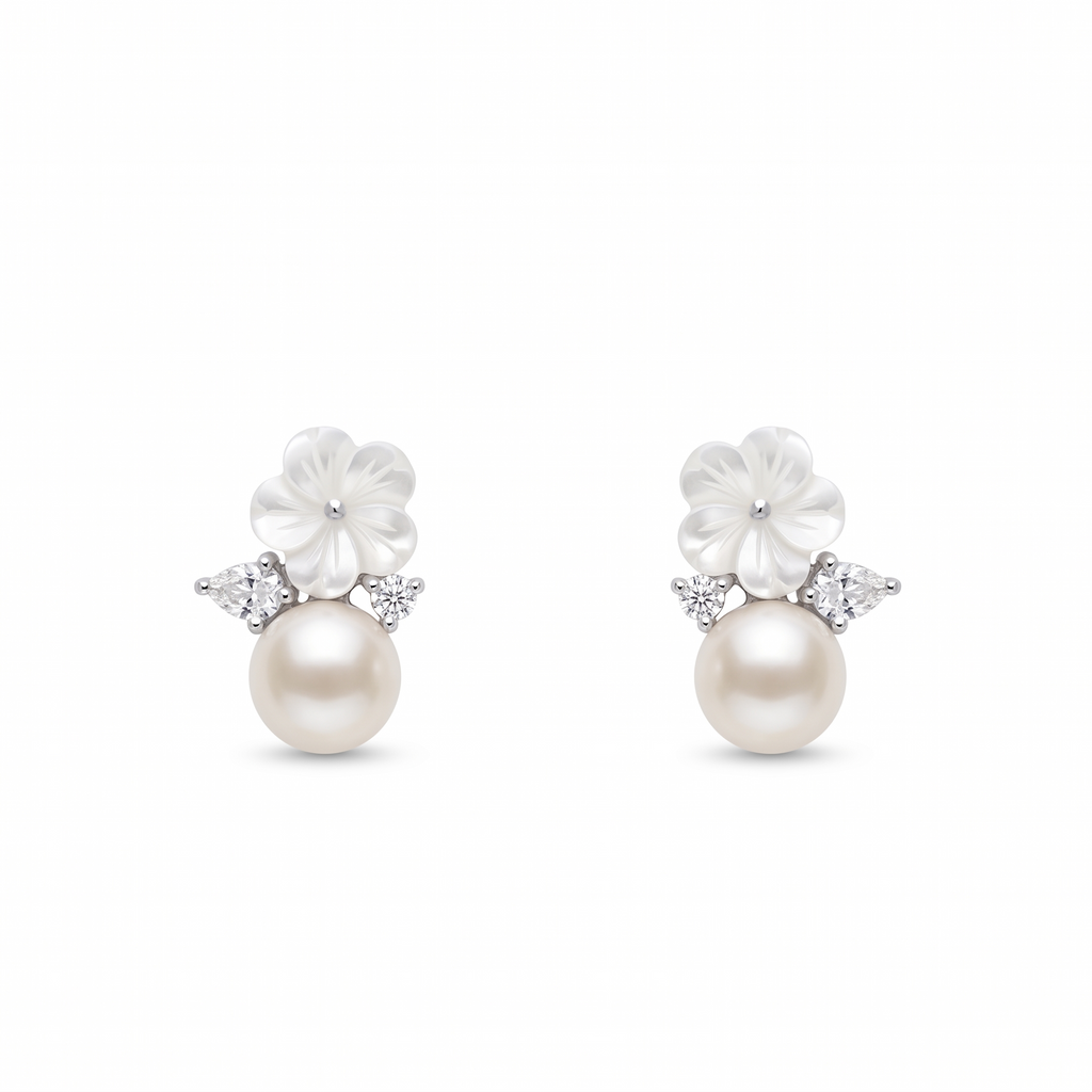 Liora Pearl Drops Sterling Silver Earring