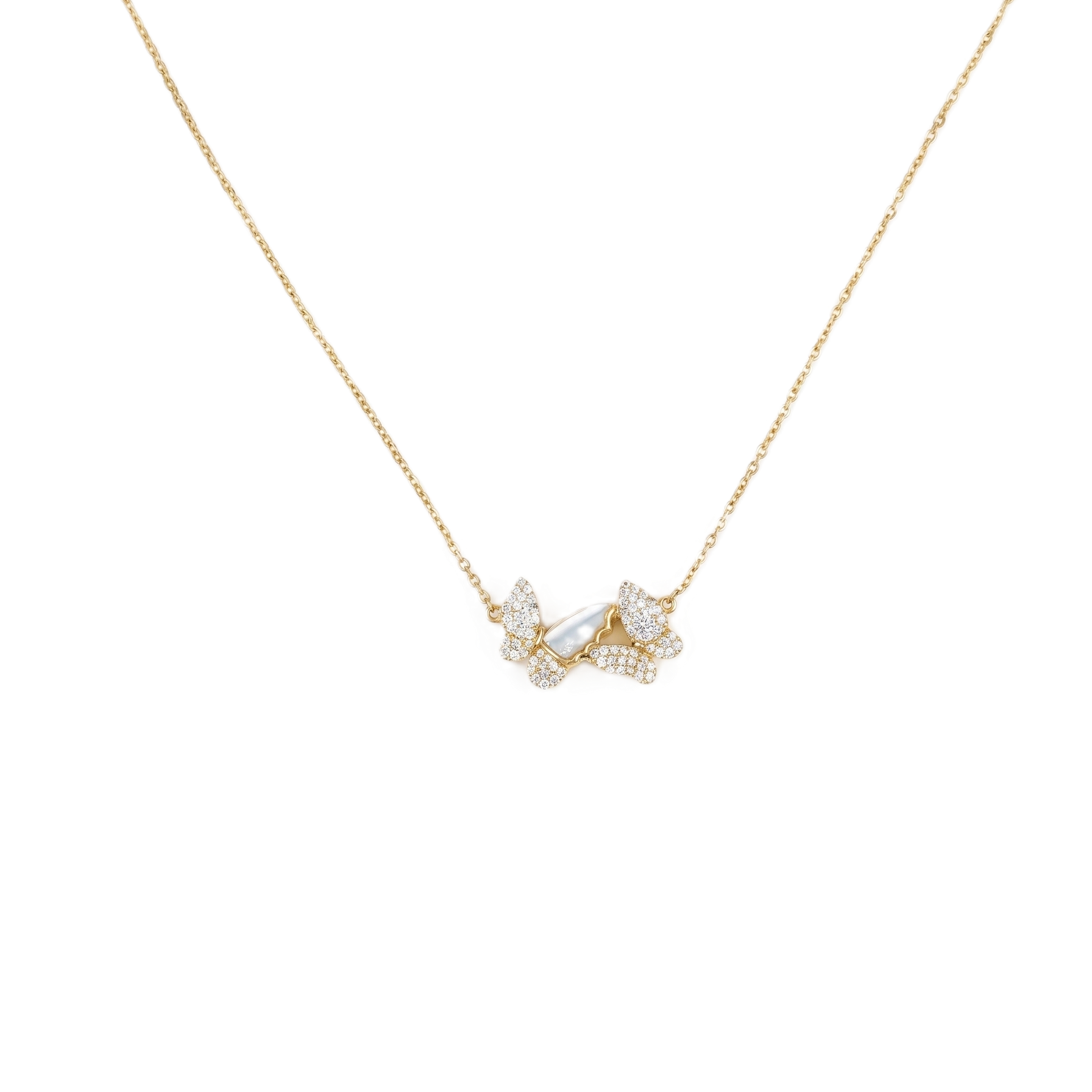 Lumina Twin Butterfly Necklace