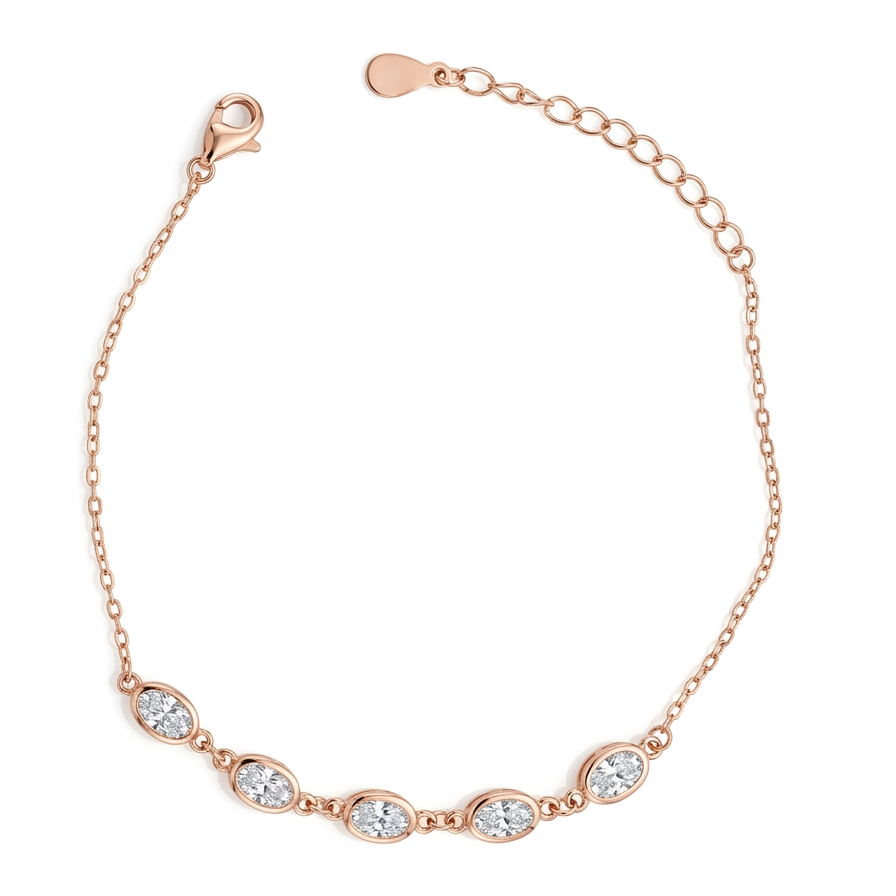 Lumina Oval Station Bracelet