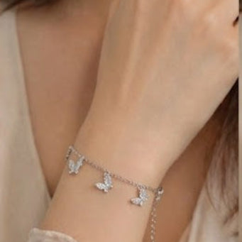 Luminous Silver Link Bracelet