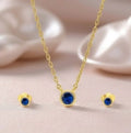 Celeste Solitaire Necklace