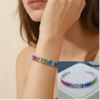 Luminous Sterling Silver Bracelet