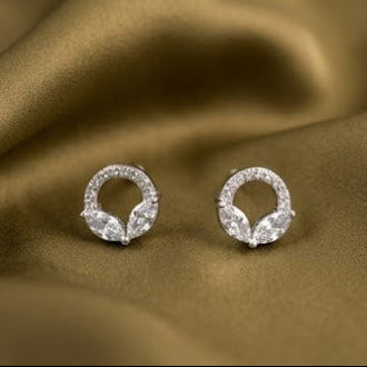 Silver Filigree Hoops