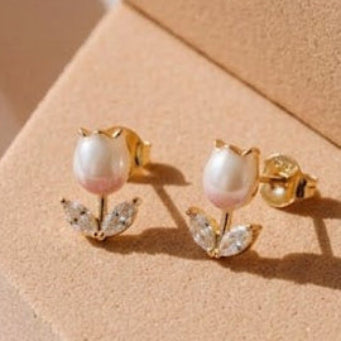 Leaf Pattern Studs