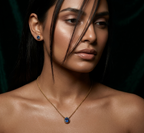 Celeste Solitaire Necklace Set