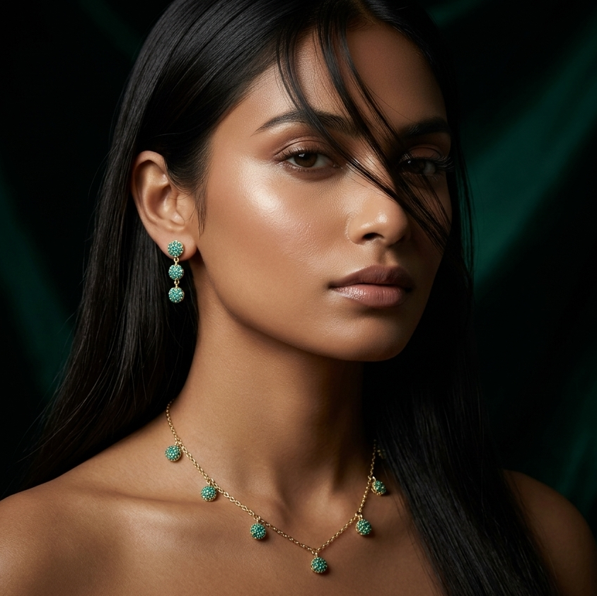 Twinkle Drop Necklace Set