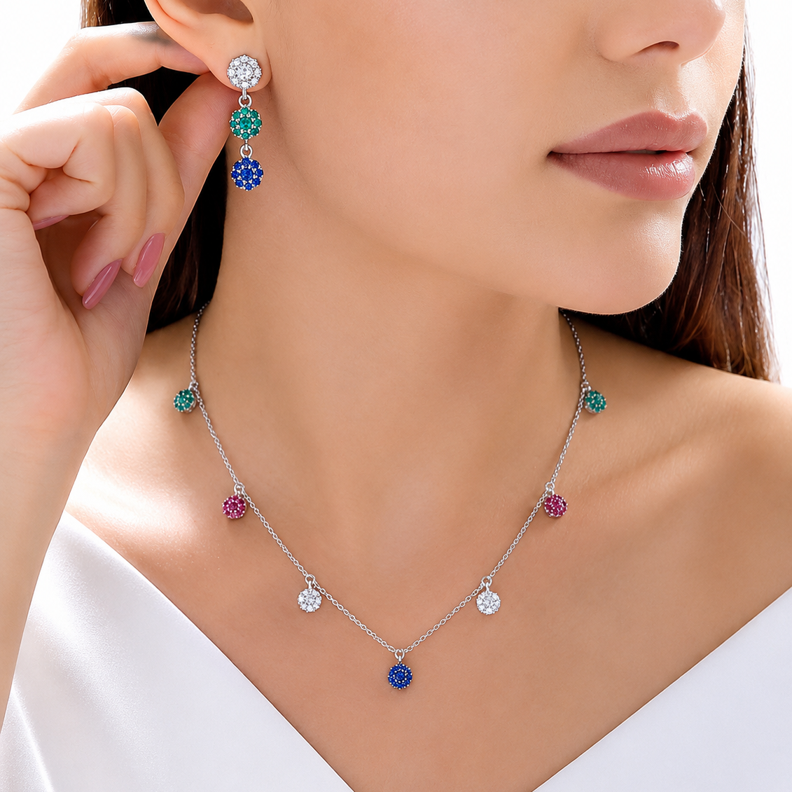 Twinkle Drop Necklace Set