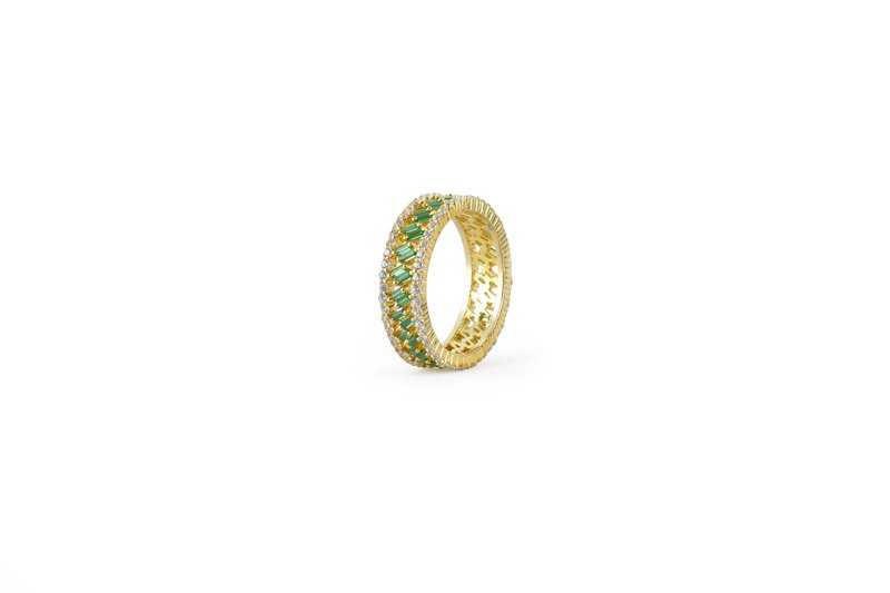 Scalloped Diamond Ring